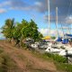 15- Imagine dans  la marina avec vue sur le lagon 